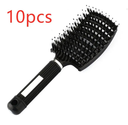 Hairbrush Anti Klit Brushy Haarborstel Women Detangler Hair Brush Bristle Nylon Scalp Massage  Teaser Hair Brush Comb Unique