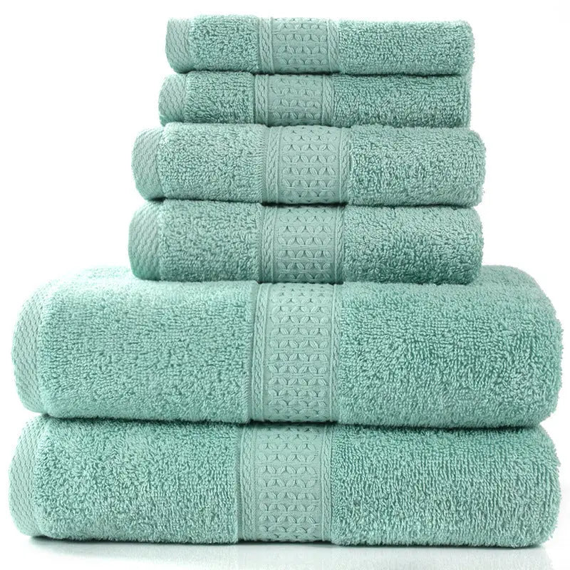 Cotton absorbent towel set of 3 pieces and 6 pieces - Unique Unique Unique Cotton absorbent towel set of 3 pieces and 6 pieces
