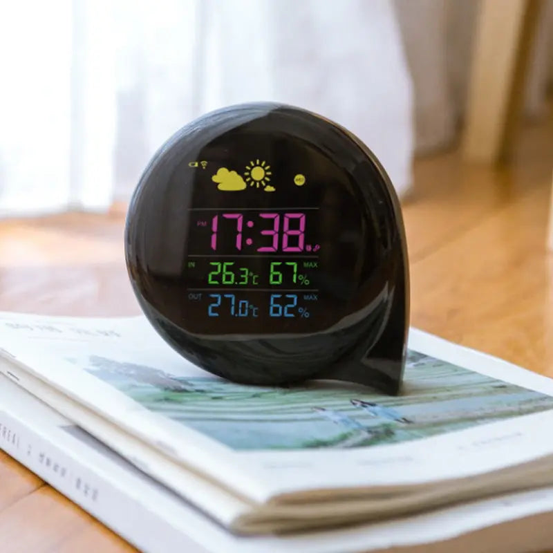 Weather clock small Q comma weather forecast clock weather forecast clock smart clock - Unique Unique Unique Weather clock small Q comma weather forecast clock weather forecast clock smart clock