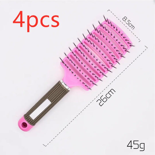 Hairbrush Anti Klit Brushy Haarborstel Women Detangler Hair Brush Bristle Nylon Scalp Massage Teaser Hair Brush Comb - Unique Unique Unique Hairbrush Anti Klit Brushy Haarborstel Women Detangler Hair Brush Bristle Nylon Scalp Massage Teaser Hair Brush Comb