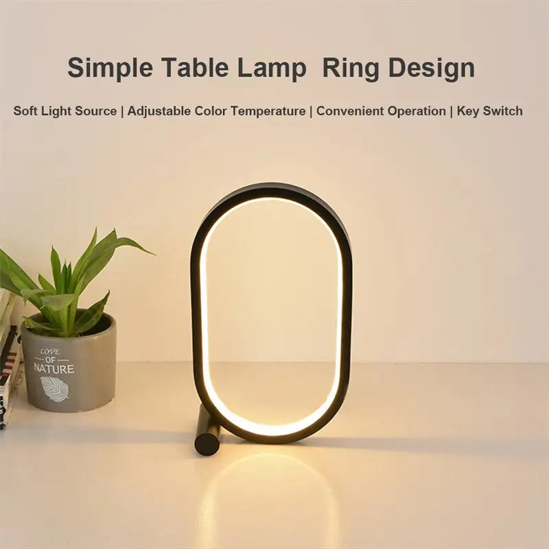 Usb Plug-In Lamp Oval Acrylic Lamp Touch Control Dimmable Modern Simple Creative Night Lamp Bedside Reading Lamp Desk Table Led - Unique Unique Unique Usb Plug-In Lamp Oval Acrylic Lamp Touch Control Dimmable Modern Simple Creative Night Lamp Bedside Reading Lamp Desk Table Led