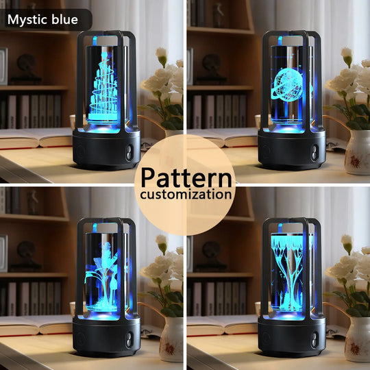 Creative 2 In 1 Audio Acrylic Crystal Lamp And Bluetooth Speaker Valentine's Day Gift Touch Night Lamp - Unique Unique Unique Creative 2 In 1 Audio Acrylic Crystal Lamp And Bluetooth Speaker Valentine's Day Gift Touch Night Lamp