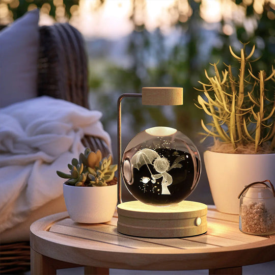 Crystal Ball Cosmic Dinosaur Indoor Night Light USB Power Warm Bedside Light Birthday Gift Night Lamp - Unique Unique Unique Crystal Ball Cosmic Dinosaur Indoor Night Light USB Power Warm Bedside Light Birthday Gift Night Lamp