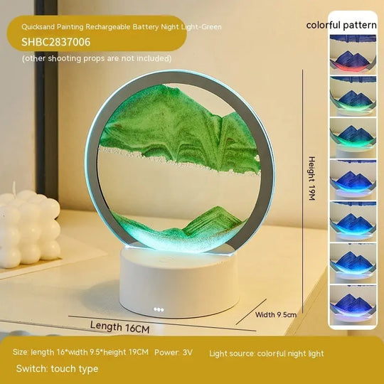 Creative Gift Quicksand Lamp Decorative Lamp - Unique Unique Unique Creative Gift Quicksand Lamp Decorative Lamp