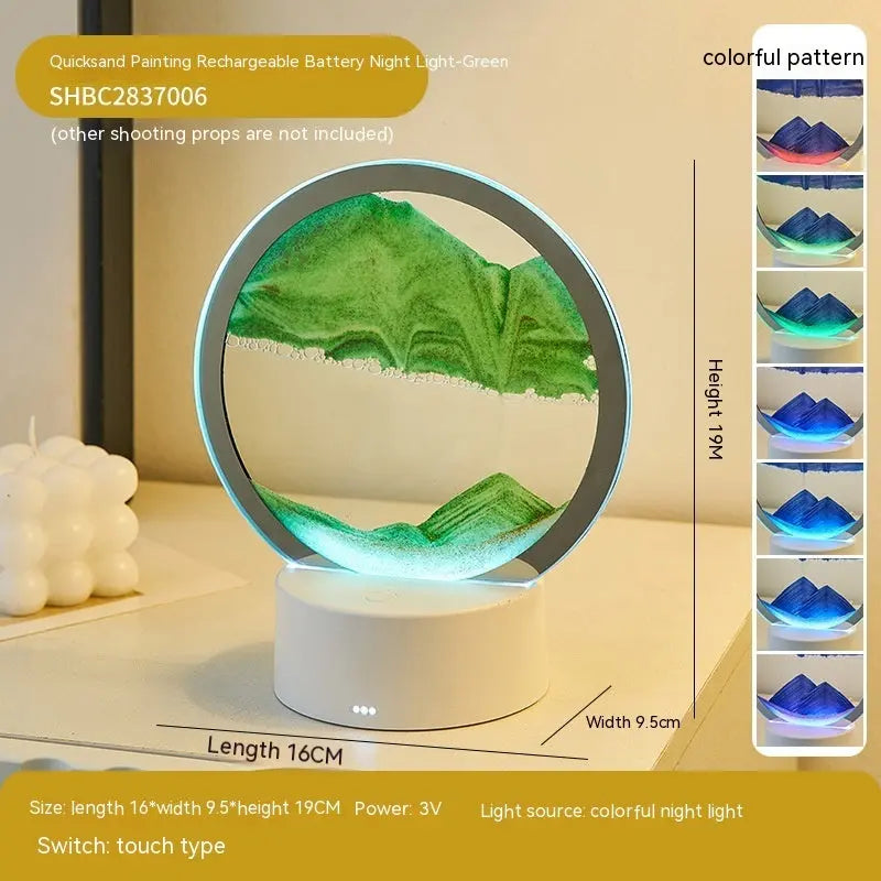 Creative Gift Quicksand Lamp Decorative Lamp - Unique Unique Unique Creative Gift Quicksand Lamp Decorative Lamp