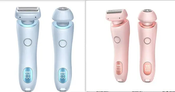2 In 1 Hair Removal Epilator USB Rechargeable Trimmer Women Body Razor Face Leg Armpit Bikini Hand Pubic Shaver Hair Remover - Unique Unique Unique 2 In 1 Hair Removal Epilator USB Rechargeable Trimmer Women Body Razor Face Leg Armpit Bikini Hand Pubic Shaver Hair Remover