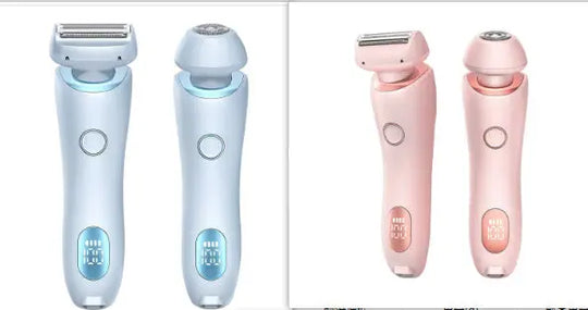 2 In 1 Hair Removal Epilator USB Rechargeable Trimmer Women Body Razor Face Leg Armpit Bikini Hand Pubic Shaver Hair Remover - Unique Unique Unique 2 In 1 Hair Removal Epilator USB Rechargeable Trimmer Women Body Razor Face Leg Armpit Bikini Hand Pubic Shaver Hair Remover