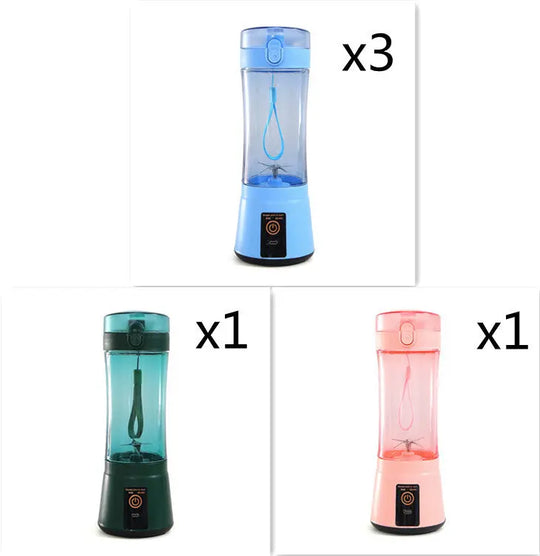 Portable Electric Fruit Juicer Wireless USB Rechargeable Mini Mixer Multifunction Summer Smoothie Blender Machine Kitchen Supplies Unique