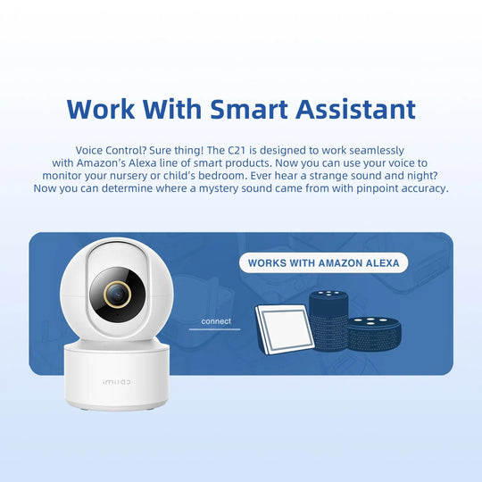 IMILAB C21 2.5K Surveillance Camera Vedio Wifi IP Smart Indoor Home Security Baby Monitor 360view Starlight Night Vision Cam - Unique Unique Unique IMILAB C21 2.5K Surveillance Camera Vedio Wifi IP Smart Indoor Home Security Baby Monitor 360view Starlight Night Vision Cam