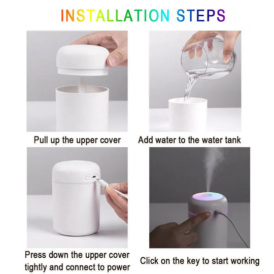 Aroma Essential Oil Diffuser Grain Ultrasonic Air LED Aromatherapy Humidifier - Unique Unique Unique Aroma Essential Oil Diffuser Grain Ultrasonic Air LED Aromatherapy Humidifier