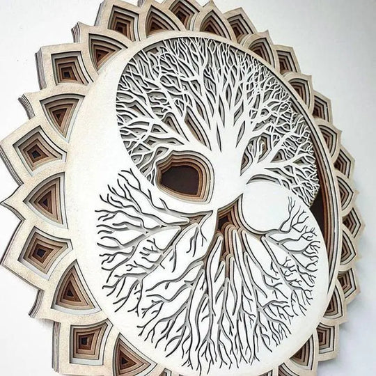 Sculpting The Tree Of Life Boho Wall Art Ornament - Unique Unique Unique Sculpting The Tree Of Life Boho Wall Art Ornament