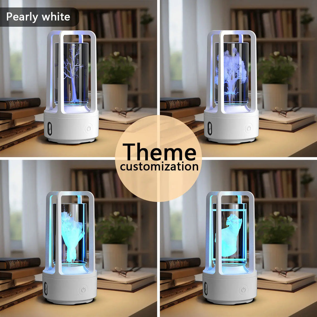 Creative 2 In 1 Audio Acrylic Crystal Lamp And Bluetooth Speaker Valentine's Day Gift Touch Night Lamp - Unique Unique Unique Creative 2 In 1 Audio Acrylic Crystal Lamp And Bluetooth Speaker Valentine's Day Gift Touch Night Lamp