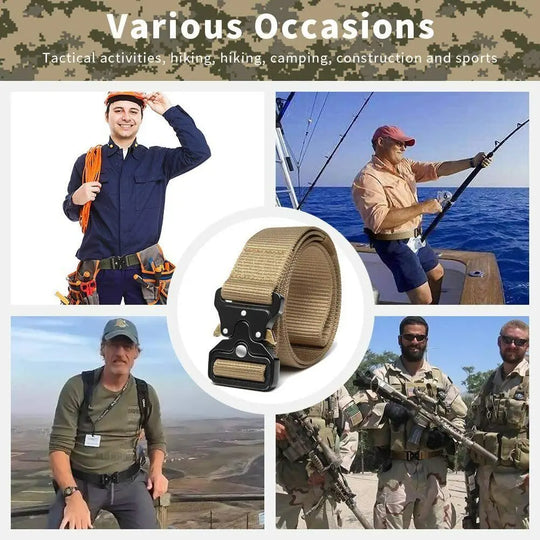 PREMIUM Men Casual Military Belt Tactical Waistband Rescue Rigger Nylon Belt USA - Unique Unique Unique PREMIUM Men Casual Military Belt Tactical Waistband Rescue Rigger Nylon Belt USA