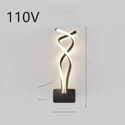 led wall lamp nordic minimalist bedroom bedside lamp - Unique Unique Unique led wall lamp nordic minimalist bedroom bedside lamp