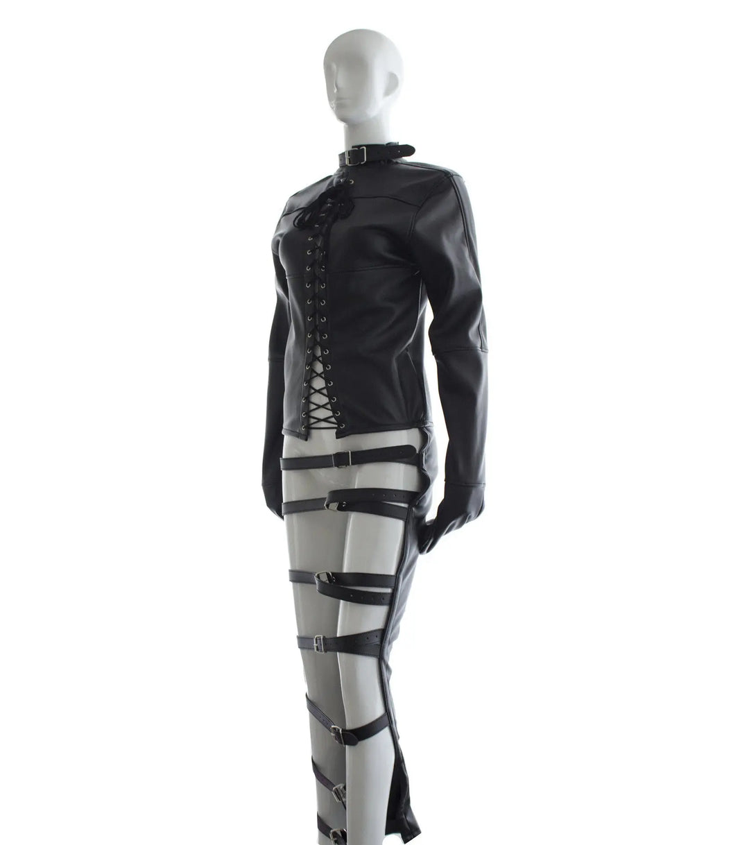 Women Clothes Bondage Stage Black Performance Costume - Unique Unique Unique Women Clothes Bondage Stage Black Performance Costume