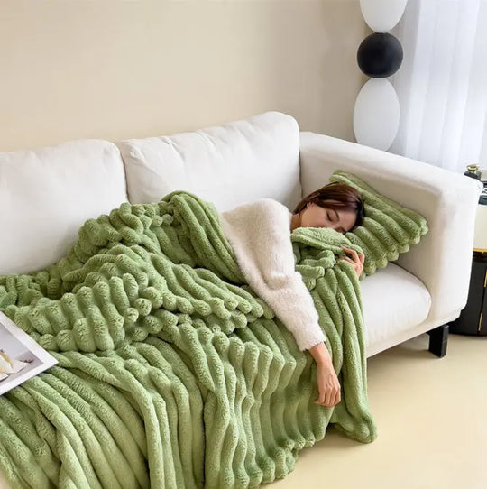 Soft Wind Bubble Velvet Blanket Warm Solid Rabbit Fur Blankets Double-sided Thickening Cover Throw Warm Fur Blanket - Unique Unique Unique Soft Wind Bubble Velvet Blanket Warm Solid Rabbit Fur Blankets Double-sided Thickening Cover Throw Warm Fur Blanket