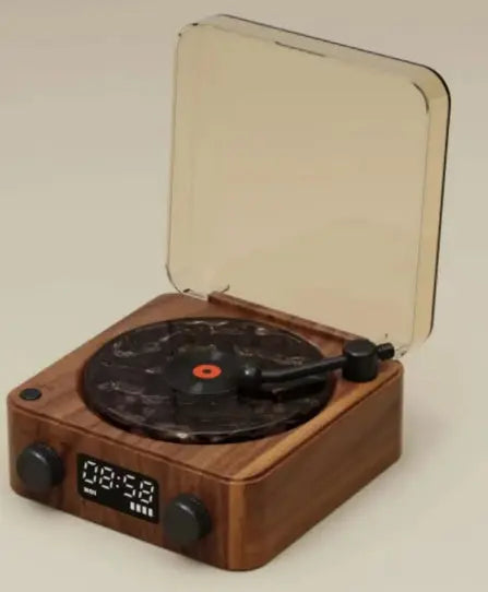 Retro Turntable Speaker Wireless Bluetooth-compatible 5.0 Vinyl Record Player Stereo Sound With White Noise RGB Projection Lamp Effect - Unique Unique Unique Retro Turntable Speaker Wireless Bluetooth-compatible 5.0 Vinyl Record Player Stereo Sound With White Noise RGB Projection Lamp Effect