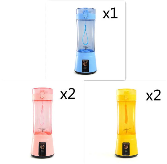 Portable Electric Fruit Juicer Wireless USB Rechargeable Mini Mixer Multifunction Summer Smoothie Blender Machine Kitchen Supplies Unique