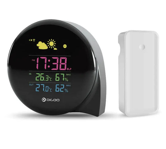 Weather clock small Q comma weather forecast clock weather forecast clock smart clock - Unique Unique Unique Weather clock small Q comma weather forecast clock weather forecast clock smart clock