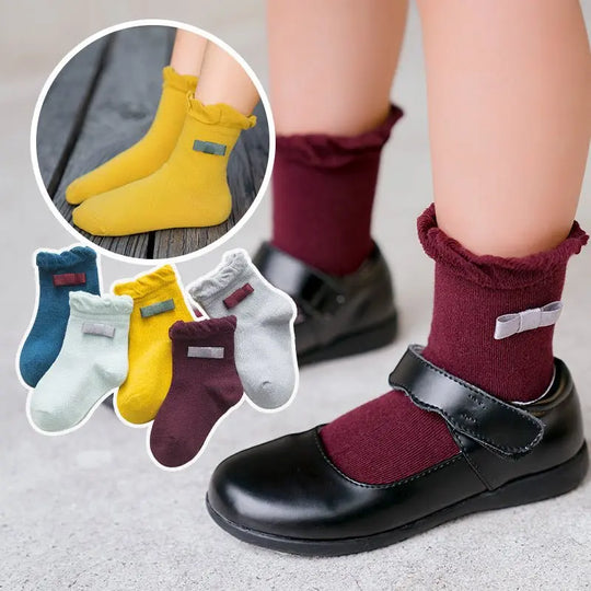 New products children's socks combed cotton bow - Unique Unique Unique New products children's socks combed cotton bow