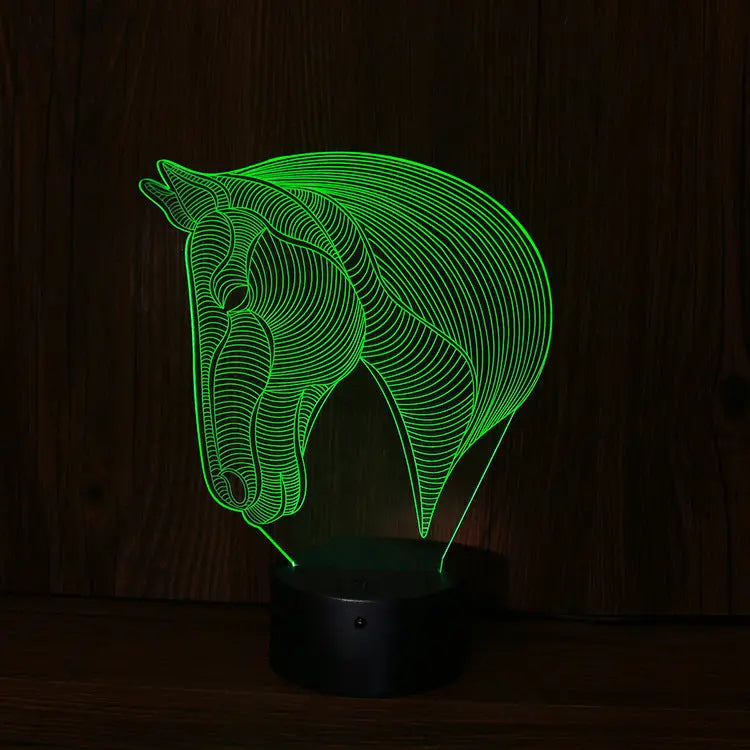 horse's head LED night lights - Unique Unique Unique horse's head LED night lights