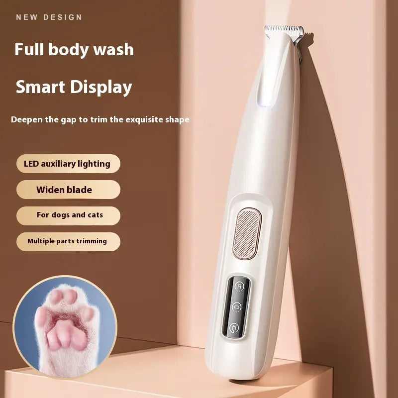Pets Dog Paw Trimmer With LED Light Fully Waterproof Pet Hair Trimmer With LED Display Dog Clippers For Grooming Widen Blade - Unique Unique Unique Pets Dog Paw Trimmer With LED Light Fully Waterproof Pet Hair Trimmer With LED Display Dog Clippers For Grooming Widen Blade
