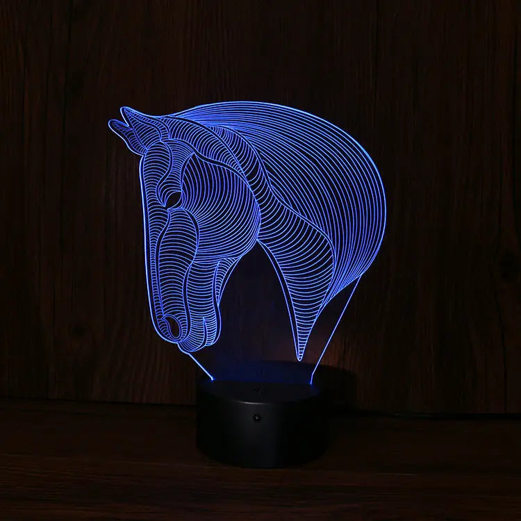 horse's head LED night lights - Unique Unique Unique horse's head LED night lights