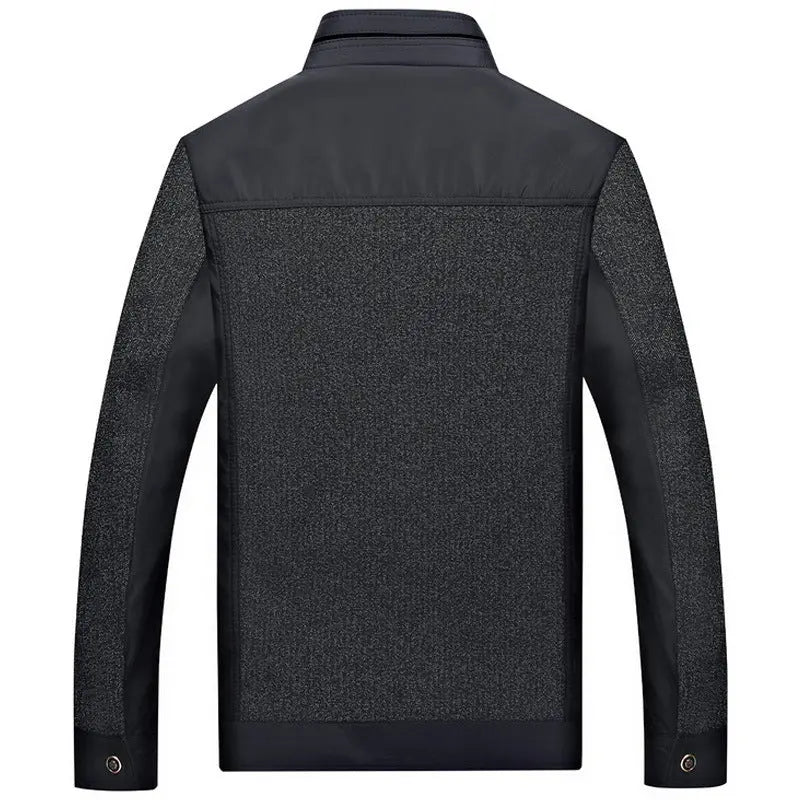 Men's Jacket Middle-aged Collar Autumn and Winter New Jacket Casual Jacket Unique