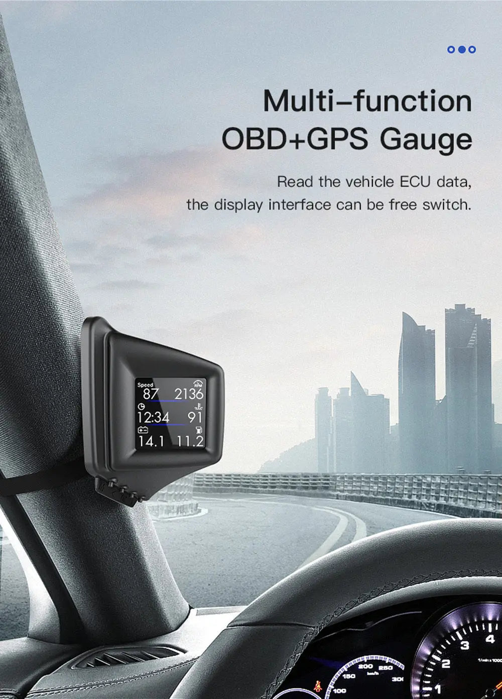 Car Display AP-1 Car HUD Head-up Display OBD GPS Driving Computer Code Table - Unique Unique Unique Car Display AP-1 Car HUD Head-up Display OBD GPS Driving Computer Code Table
