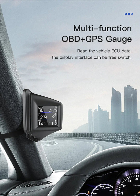 Car Display AP-1 Car HUD Head-up Display OBD GPS Driving Computer Code Table - Unique Unique Unique Car Display AP-1 Car HUD Head-up Display OBD GPS Driving Computer Code Table