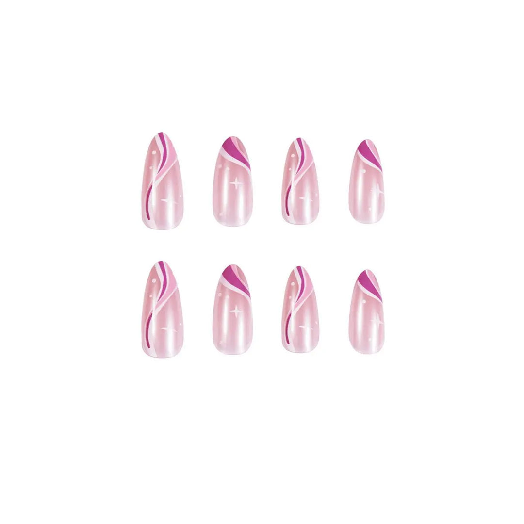 Wave Minimalist Series Pointed Wearing Nail Products - Unique Unique Unique Wave Minimalist Series Pointed Wearing Nail Products