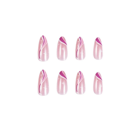 Wave Minimalist Series Pointed Wearing Nail Products - Unique Unique Unique Wave Minimalist Series Pointed Wearing Nail Products