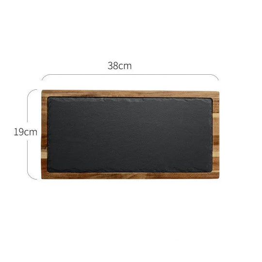 Black Wood Pizza Dish Wooden Plate - Unique Unique Unique Black Wood Pizza Dish Wooden Plate