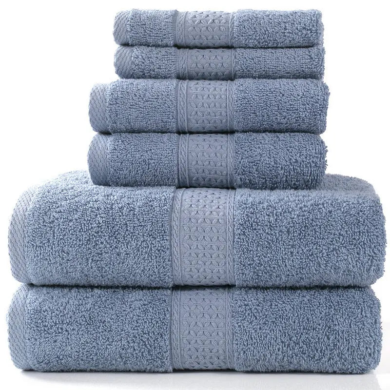 Cotton absorbent towel set of 3 pieces and 6 pieces - Unique Unique Unique Cotton absorbent towel set of 3 pieces and 6 pieces