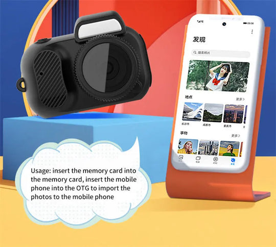 Retro Mini Camera With Screen Indoor Home Outdoor 1080p HD Portable Very Small Camera Video Support Holiday Gifts - Unique Unique Unique Retro Mini Camera With Screen Indoor Home Outdoor 1080p HD Portable Very Small Camera Video Support Holiday Gifts