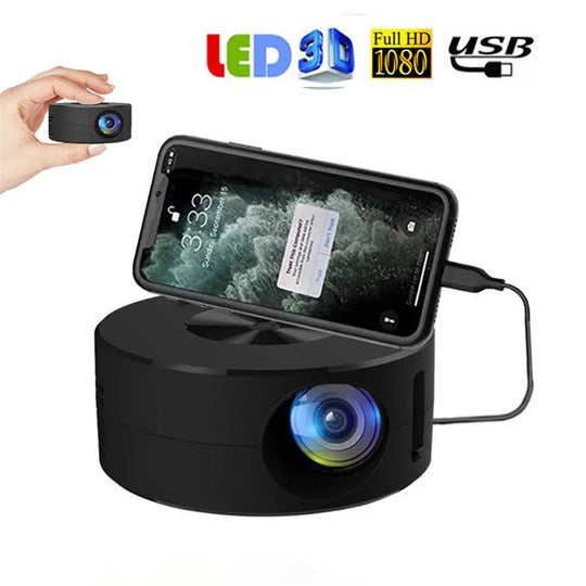Smart Projector WiFi Portable 1080P Home Theater Video LED Mini Projector For Home Theaters Media Player Unique