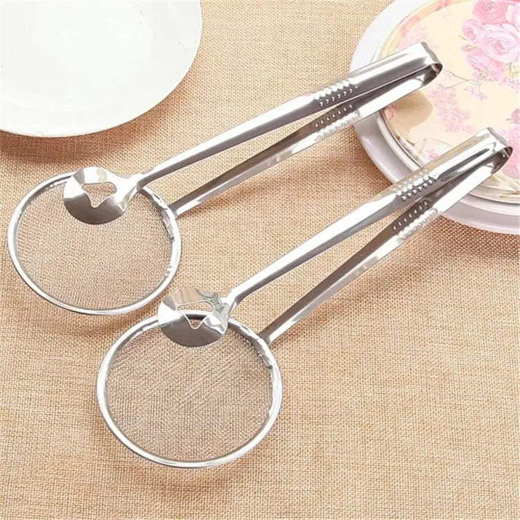 Multi-functional Oil Food Folder Kitchen Accessories Stainless Steel Fried Food Oil Scoop - Unique Unique Unique Multi-functional Oil Food Folder Kitchen Accessories Stainless Steel Fried Food Oil Scoop
