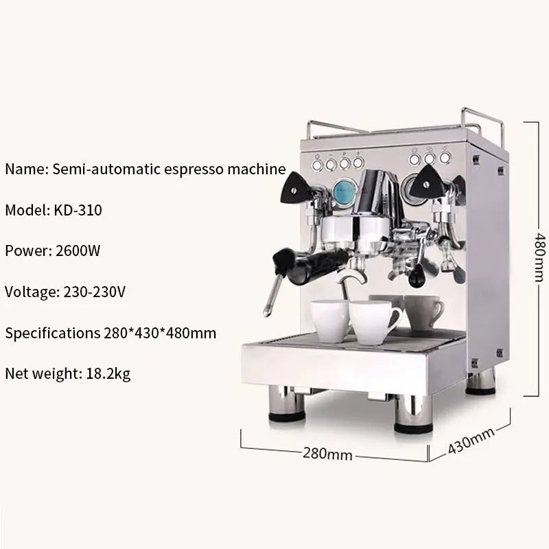 Full Semi-automatic Espresso Machine For Home And Business Use - Unique Unique Unique Full Semi-automatic Espresso Machine For Home And Business Use