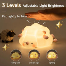 Cute Silicone Night Lights Sheep Cartoon Bedroom Lamp For Children's Room Decor Rechargeable Timing Dimming Sleep Night Light - Unique Unique Unique Cute Silicone Night Lights Sheep Cartoon Bedroom Lamp For Children's Room Decor Rechargeable Timing Dimming Sleep Night Light