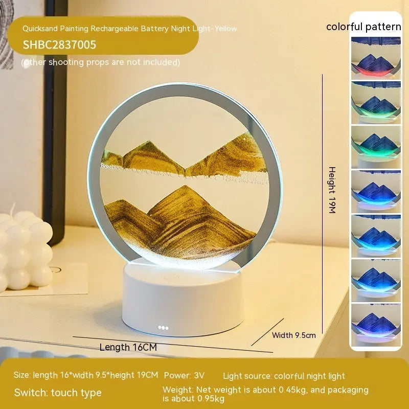 Creative Gift Quicksand Lamp Decorative Lamp - Unique Unique Unique Creative Gift Quicksand Lamp Decorative Lamp