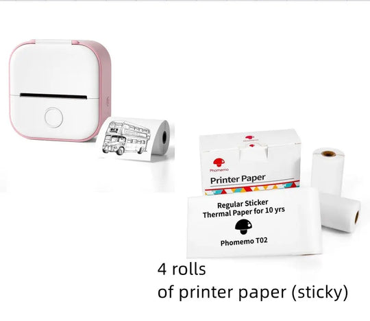 Portable Mini Thermal Label Printer Home Photo Printer Student Wrong Question Printer Bluetooth-compatible Mini Label Printer Price Tag - Unique Unique Unique Portable Mini Thermal Label Printer Home Photo Printer Student Wrong Question Printer Bluetooth-compatible Mini Label Printer Price Tag
