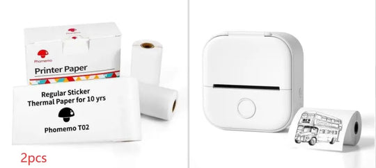 Portable Mini Thermal Label Printer Home Photo Printer Student Wrong Question Printer Bluetooth-compatible Mini Label Printer Price Tag Unique