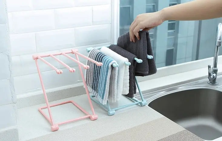 Foldable Dishcloth Shelf Kitchen Accessories Gadget Organizer - Unique Unique Unique Foldable Dishcloth Shelf Kitchen Accessories Gadget Organizer