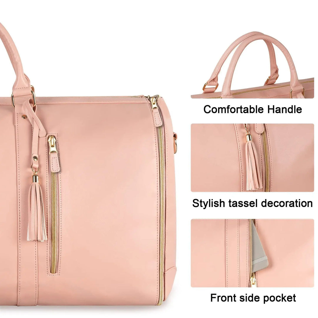 Large Capacity Travel Duffle Bag Women's Handbag Folding Suit Bag Waterproof Clothes Totes - Unique Unique Unique Large Capacity Travel Duffle Bag Women's Handbag Folding Suit Bag Waterproof Clothes Totes