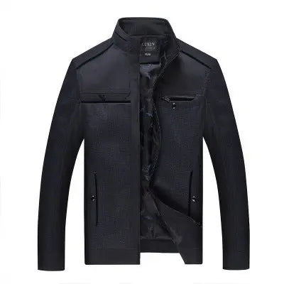 Men's Jacket Middle-aged Collar Autumn and Winter New Jacket Casual Jacket Unique