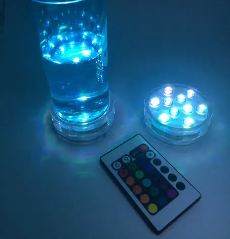 Light round candle lamp, LED for battery submersible lamp, waterproof candle lamp, decorative electronic candle lamp - Unique Unique Unique Light round candle lamp, LED for battery submersible lamp, waterproof candle lamp, decorative electronic candle lamp