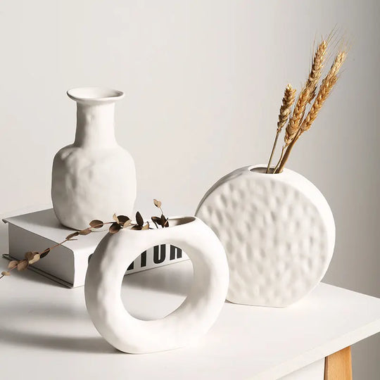 Scandinavian Style Simple Primitive Ceramics Vases Ornaments - Unique Unique Unique Scandinavian Style Simple Primitive Ceramics Vases Ornaments