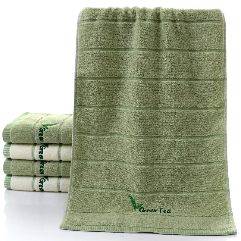 Pure Cotton 32 Strand Embroidered Face Washing Towel - Unique Unique Unique Pure Cotton 32 Strand Embroidered Face Washing Towel