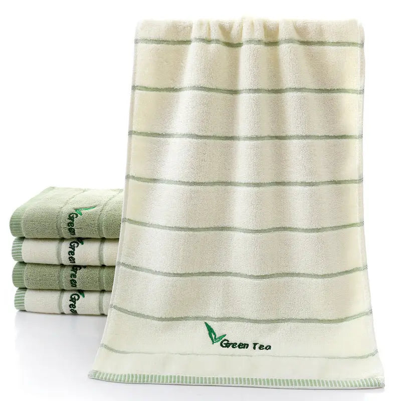 Pure Cotton 32 Strand Embroidered Face Washing Towel - Unique Unique Unique Pure Cotton 32 Strand Embroidered Face Washing Towel