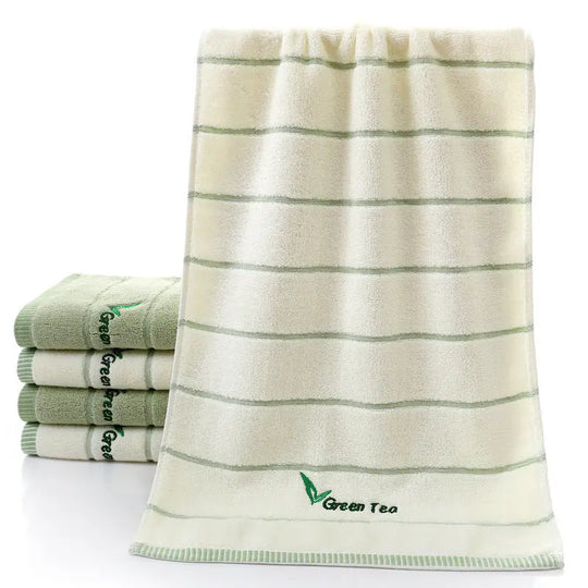 Pure Cotton 32 Strand Embroidered Face Washing Towel - Unique Unique Unique Pure Cotton 32 Strand Embroidered Face Washing Towel